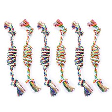 ABM 寵物狗潔牙繩結球玩具 31cm, 隨機出貨, 6個