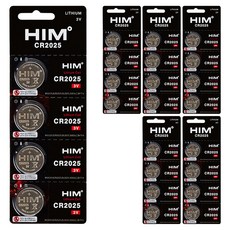 힘 리튬 CR2025 코인건전지, 4개입, 6개
