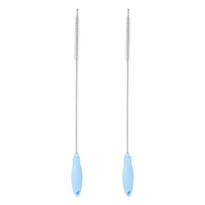 BABY&I 吸管刷, 藍色, 2入