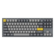 Keychron Q3 旋鈕棕色鋁製定制機械鍵盤, 灰色空間, 無數字鍵盤, Q3 N3