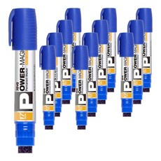 JAVAPEN 油性馬克筆 17mm, 藍色, 1衝程12件