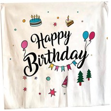 Selene 生日佈置橫幅布條, A08