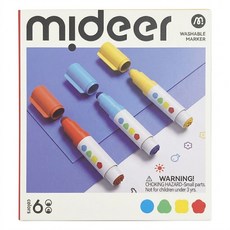 mideer 圓頭印章水彩筆, 1組