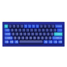 Keychron Q4 鋁製客製化有線無數字鍵機械鍵盤, 海軍藍, 無數字鍵, Q4 J3