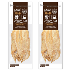 해맑은푸드 제수용 황태포, 60g, 2개