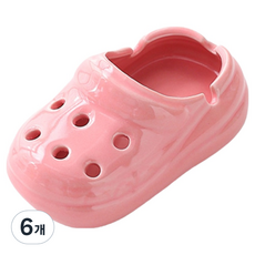 데일리온 깔끔한 재떨이 스몰, 핑크, 6개