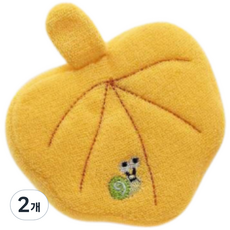 Yeobi Home 溫和低刺激柔軟沐浴球, 葉子, 2個