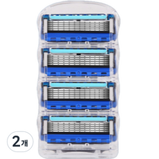 Avern 5層一次性剃須刀手動刀片, 4入, 2個