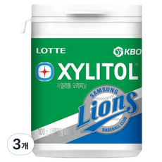 XYLITOL KBO 三星獅隊原創口香糖, 100g, 3個