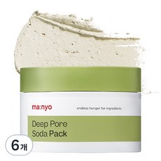 마녀공장 딥 포어 소다팩 110ml, 6개, 1개입