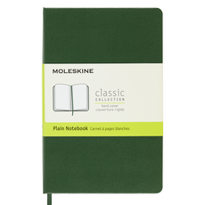 몰스킨 클래식노트 하드커버 플레인 포켓, 머틀 그린, 1개