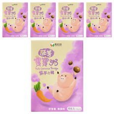 飯友 紫芋小豬胚芽寶寶粥 4包, 600g, 5盒