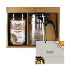 썬가든 프리미엄 허브차 티백 + 여과기 세트, 허브차 루이보스 + 여과기 + 쇼핑백, 1세트