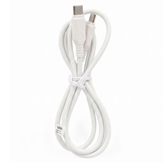 Kinyo Type-C-Type-C PD 60W快充傳輸線, 1m, 白色, 1條