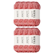 니뜨 허니 벨벳 뜨개실 100g, 8개, 7 코랄핑크