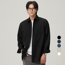 CARET 男士大尺碼休閒長袖襯衫