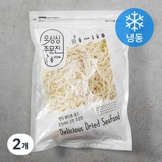오싱싱주문진 백진미 오징어채 (냉동), 400g, 2개