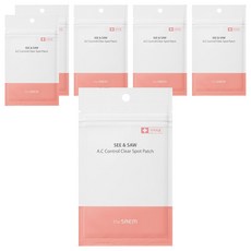 더샘 씨앤소 에이씨 컨트롤 클리어 스팟 패치 10mm 12p + 12mm 12p 세트, 6세트