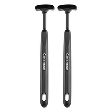 KAI 貝印 舌苔刷 KQ-0401 黑色, 2支, 9g