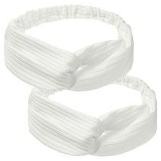 조앤제이 비비드 헤어 세안밴드, 화이트, 2개