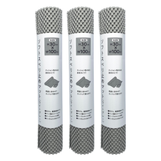 ECHO 止滑墊 淺灰色 浴室防滑墊 可裁剪, 30 x 100cm, 1組