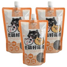 ParkCat 貓樂園 新鮮好喵招 貓砂專用除臭活性碳, 800ml, 385g, 3包, 無香料