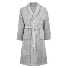 non-no 儂儂 知名五星級飯店總統套房專用浴袍 消臭竹炭紗 Free Size 男女皆適用, 淺灰色, 1件