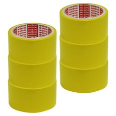혜성 칼라 마스킹테이프 노랑 48mm(폭) x 15M_3개입, 6개