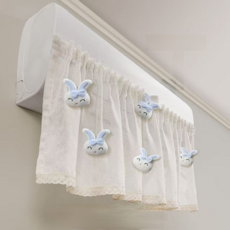 Select For You 壁掛式冷氣防風板 1400 x 400 x 3 mm, 1個, 兔子