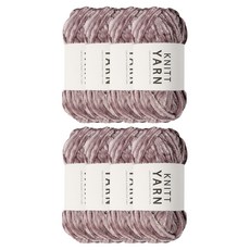 니뜨 허니 벨벳 뜨개실 100g, 8개, 8 애쉬라벤더