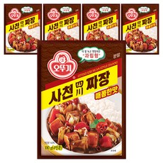 OTTOGI 不倒翁 四川辣味炸醬粉, 100g, 5包