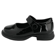 Rabbitfoot 女童鈕扣皮鞋