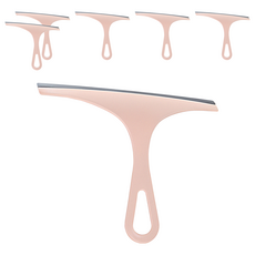 上手家居 玻璃刮水刀6支組, 1組, 北歐粉