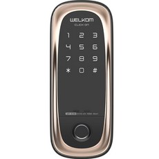 솔리티 웰콤 스마트 보조키 손잡이 없음 도어락 클릭온, WR-65B, 고객직접설치