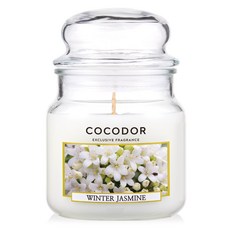 코코도르 미디움자 캔들, 윈터쟈스민, 340g, 1개