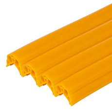 aguard 蜂巢氣墊PVC防撞護角, 4個, 黃色