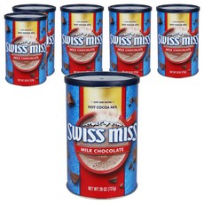Swiss Miss 牛奶巧克力熱可可粉, 737g, 6罐