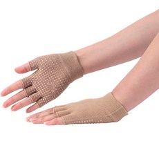 DEVI 防滑瑜伽手套 3雙入, 米色