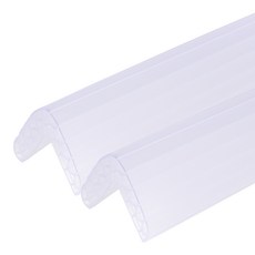 아가드 벌집 에어쿠션 PVC 모서리 보호대, 투명, 2개