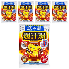 日本Bison爆汗湯沉靜扁柏入浴劑 5包 享受森林浴般的寧靜放鬆 提升睡眠品質, 60g