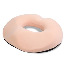 棉質甜甜圈坐墊, 1個, 粉紅色