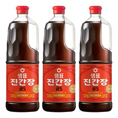 Sempio 膳府 韓式濃醬油, 1.7L, 3個