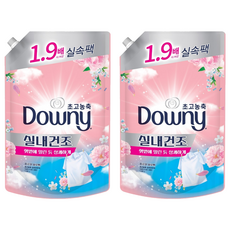 Downy Expert室內乾燥超濃縮衣物柔軟精 花香清新, 1.35L, 2個