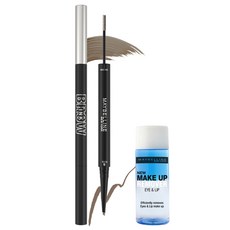 메이블린 뉴욕 브로우 잉크 펜슬카라 세트, 애쉬 브라운, 1개