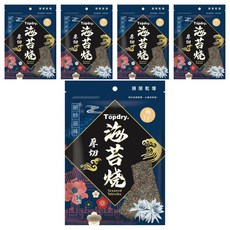 TOPDRY 頂級乾燥 厚切海苔燒 梅子, 50g, 5包