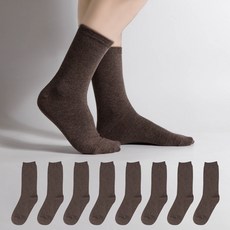 Si Ner socks 女性高級素色長筒基本款襪子8雙組