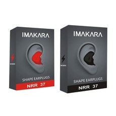 imakara 可變形耳塞 隨機出貨 2入, 2組