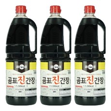 Gompyo 濃醬油, 1.7L, 3個