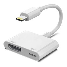 超級 OTG H1 iPhone iPad HDMI 轉接器 Lightning 8-pin, 混合顏色, 1個