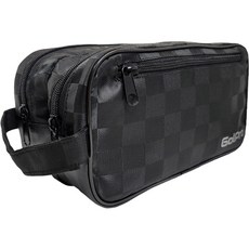 GolPro 雙拉鍊收納包, 黑色